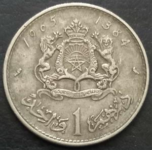 Morocco 1 Dirham 1965 1969