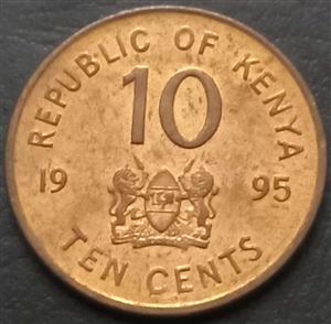 Kenya 10 Cent 1995 