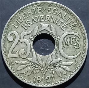 France 25 Centimes 1917~1930