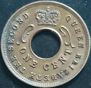 East Africa 1 Cent 1953 1962 Heaton