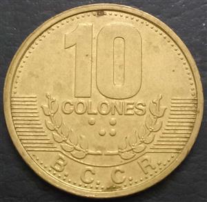 Costa Rica 10 Colones 1995 