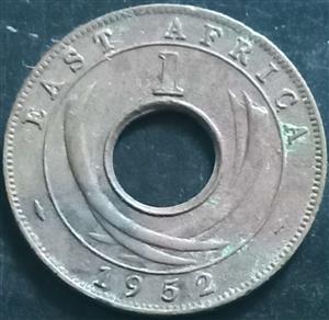 East Africa 1 Cent 1949 1952