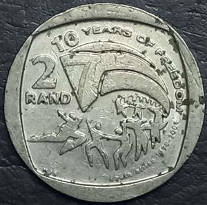 South Africa 2 Rand 2004 Freedom