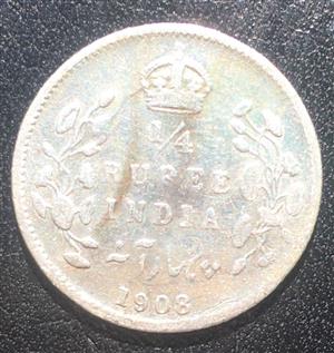 India - British 2 Anna 1903~1910