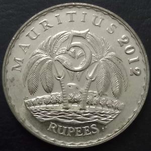 Mauritius 5 Rupee 2012 2018