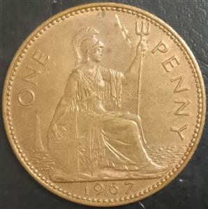 Great Britain 1 Penny 1954 1967