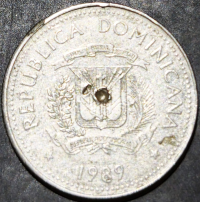 Dominican Republic 25 Centavos 1989~1991