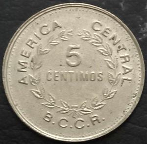 Costa Rica 5 Centimos 1969~1978