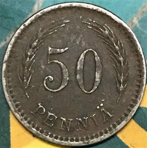 Finland 50 Pennia 1921 1940