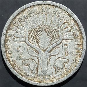 Djibouti 2 Francs 1948, 1949