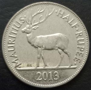 Mauritius ½ Rupee 1987 2016