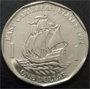 East Caribbean States 1 Dollar 2012~2025