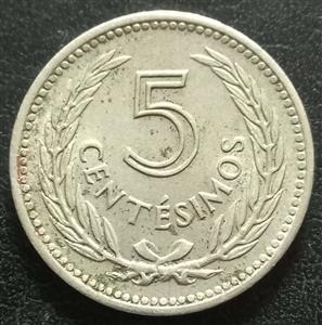 Uruguay 5 Centésimo 1953 