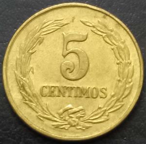 Paraguay 5 Céntimo 1944 1947