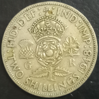 Great Britain 2 Shillings 1947 1948