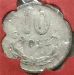 Poland 10 Groszy 1949 