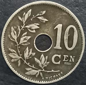 Belgium 10 Centime 1920 1930