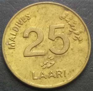 Maldive Islands 25 Laari 2008 