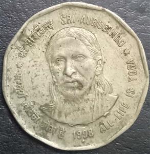 India Republic 2 Rupee 1998 