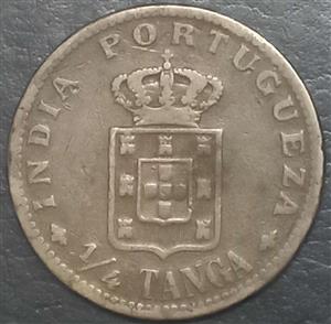 Portuguese India ¼ Tanga 1901-1903