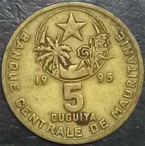 Mauritania 5 Ouguiya 1973 2003