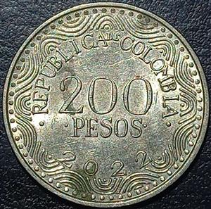 Colombia 200 Peso 2012 2024