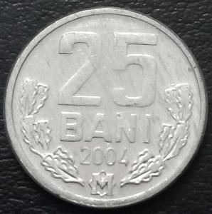 Moldova 25 Bani 1993 2024