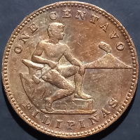 Philippines 1 Centavo 1937 1944