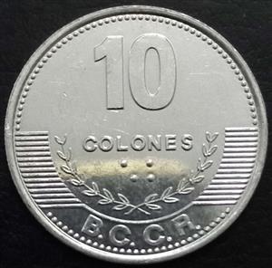 Costa Rica 10 Colones 2005~2018