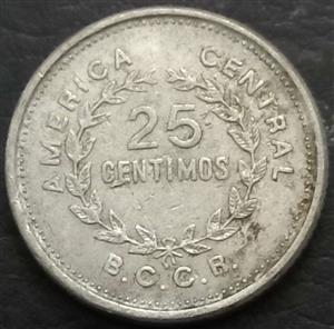 Costa Rica 25 Centimos 1986~1989