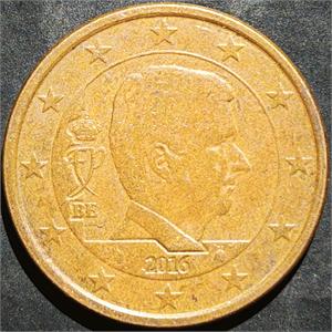 Belgium 5 Euro Cents 2014~2016