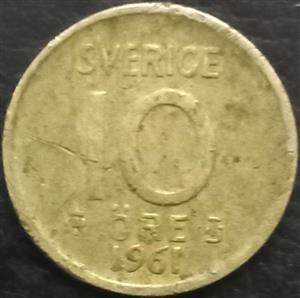 Sweden 10 Öre 1952 1961