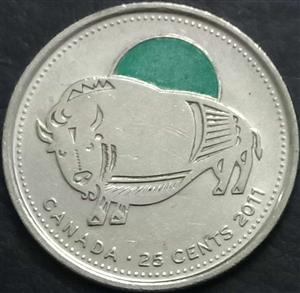 Canada 25 Cents 2011 