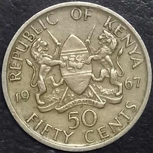 Kenya 50 Cent 1966 1968