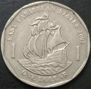 East Caribbean States 1 Dollar 2002 2007