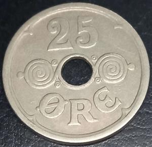 Denmark 25 Øre 1929 1947