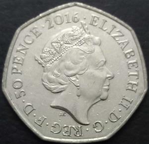 Great Britain 50 Penny 2016 