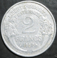 France 2 Francs 1941~1959 Wing