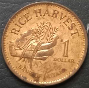 Guyana 1 Dollar 1996 2015