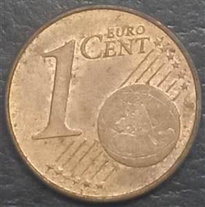 Austria 1 Euro Cent 2002 2024