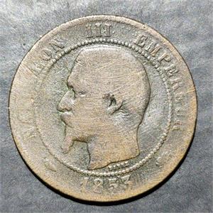 France 10 Centimes 1853 1857