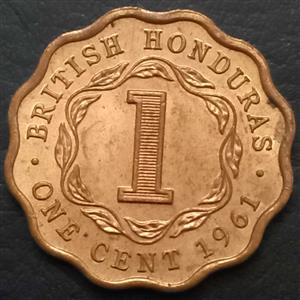 British Honduras 1 Cent 1956-1973