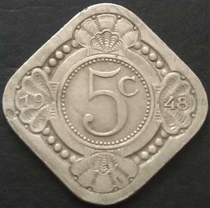 Curacao 5 Cent 1948 