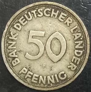Germany 50 Pfennig 1949 