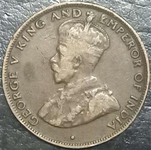 Hong Kong 1 Cent 1931 1934