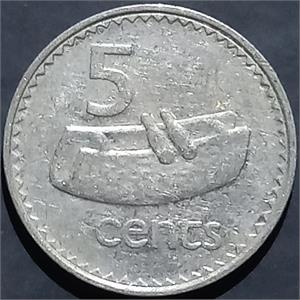Fiji 5 Cents 1990~2006