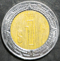 Mexico 1 Peso 1996~2024