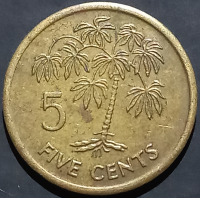 Seychelles 5 Cents 1990 2003