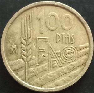 Spain 100 Peseta 1995 FAO