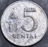 Lithuania 5 Centai 1991